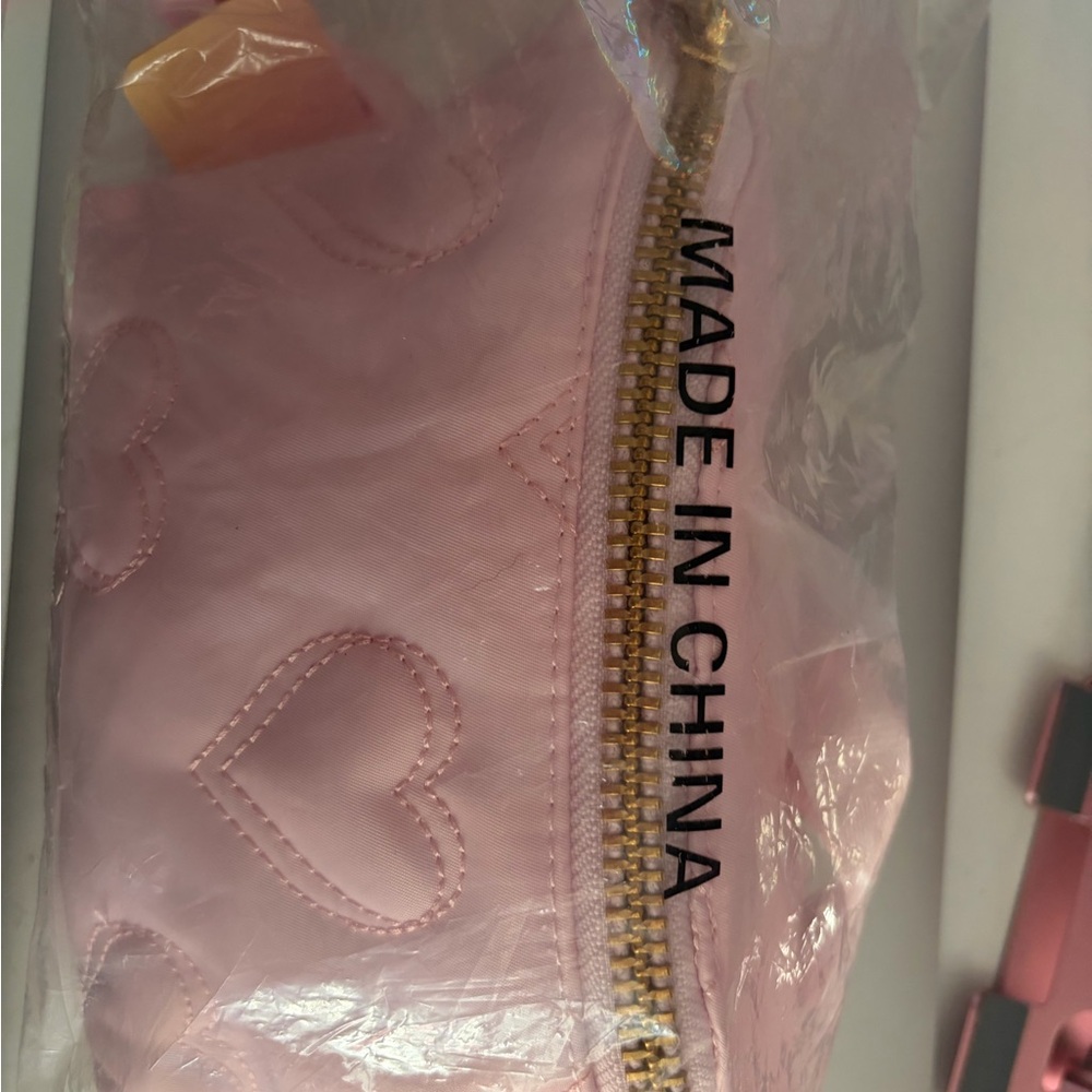 Stoney clover lane Pink Heart Quilted fanny target collab new